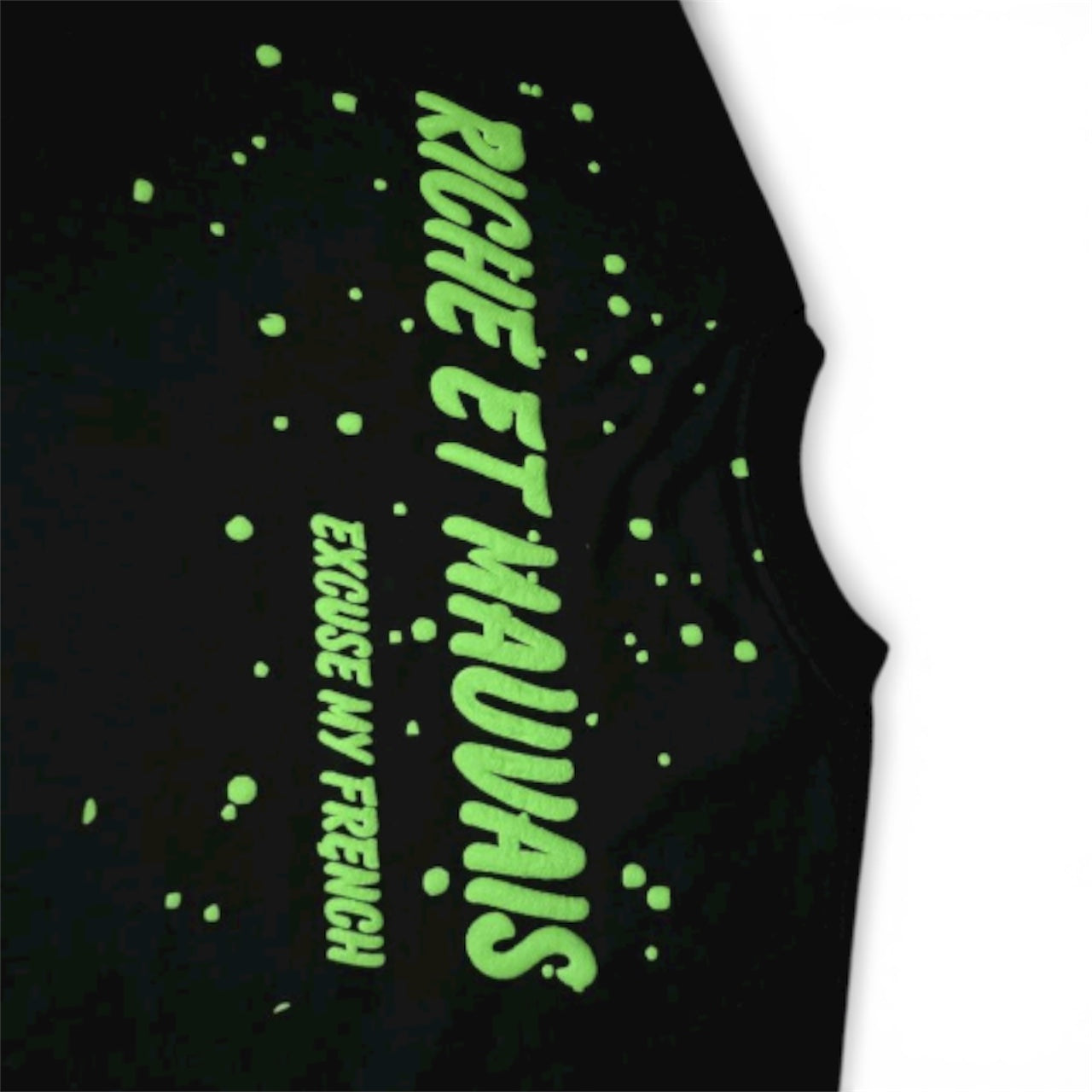 T-shirt /Track Set | Black/Green