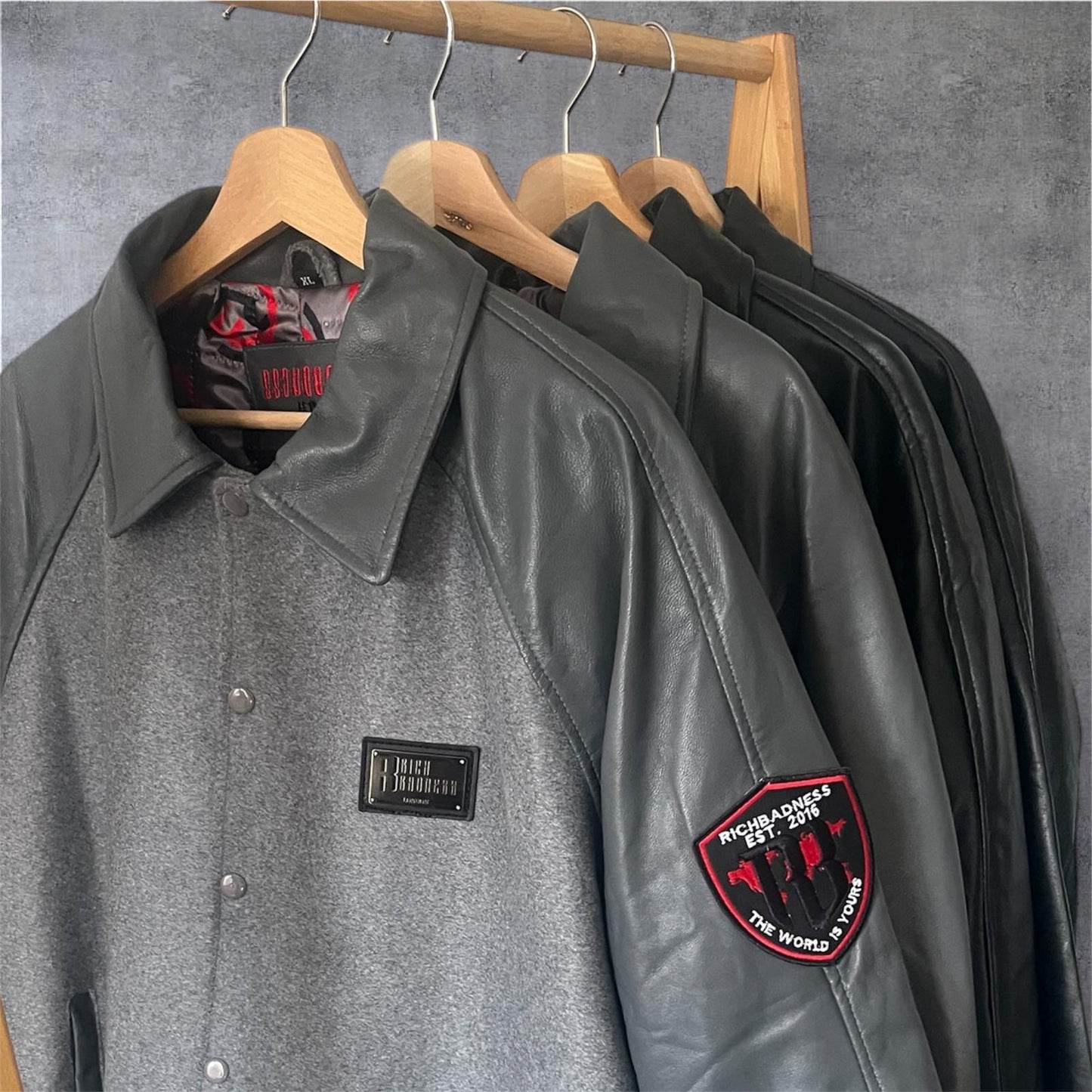 Varsity Jacket | Grey