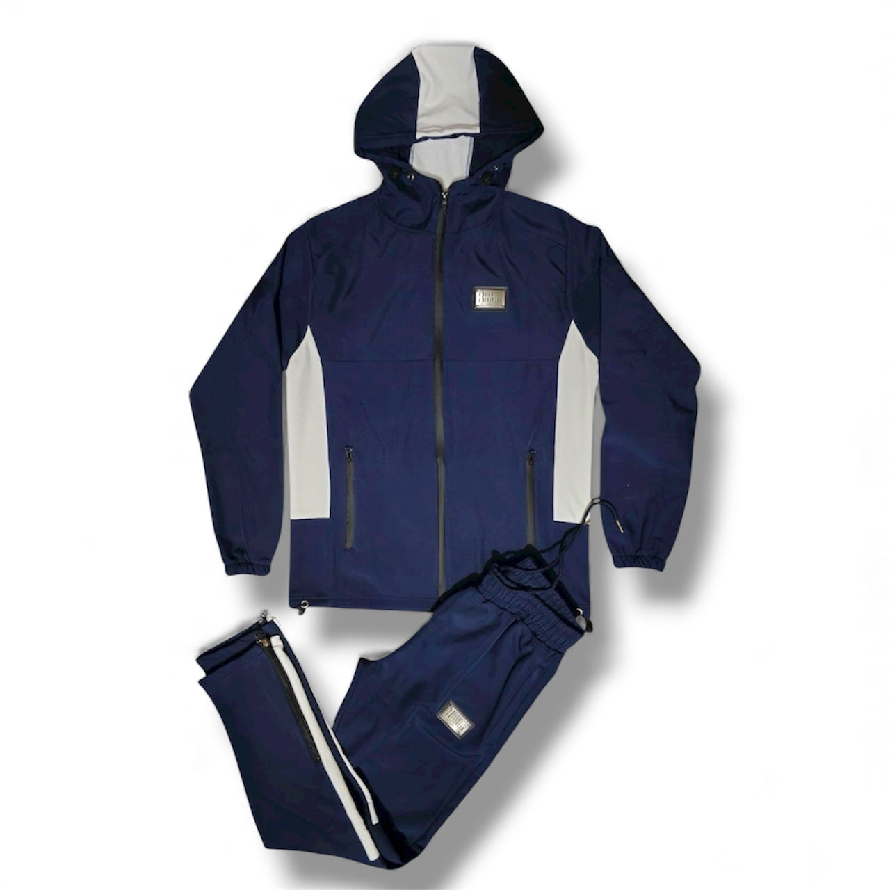 Winter Fleece Lined Tracksuit | Navy | Metal Plaque Collection